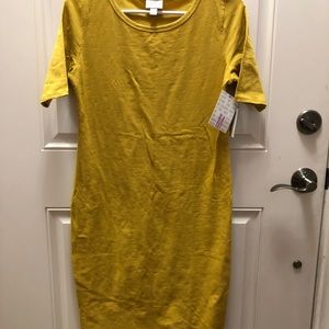 NWT Medium LLR Mustard Yellow Julia Dress